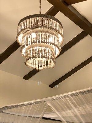 Amazing Beaded Chandelier !