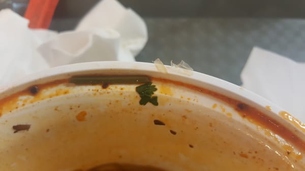 Plastic in my food