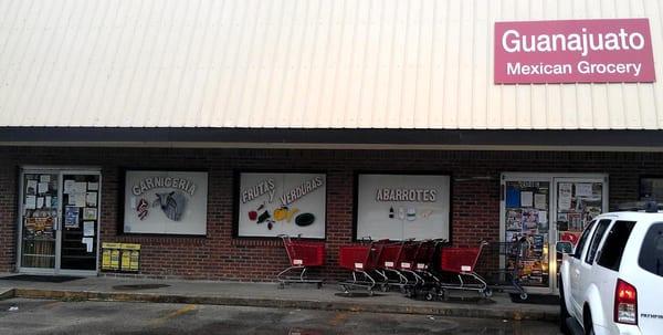 The front of the store, facing "Tri-Juana Boulevard" SW at the corner of 9th Avenue, SW.