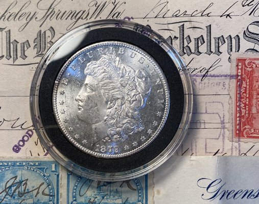 Beautiful Uncirculated Morgan Silver Dollars available for Sale. Low Prices