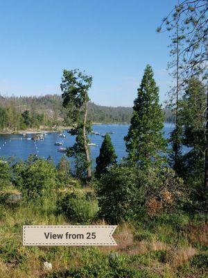 View from space 25 at The Forks Campground