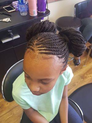 Kids cornrow