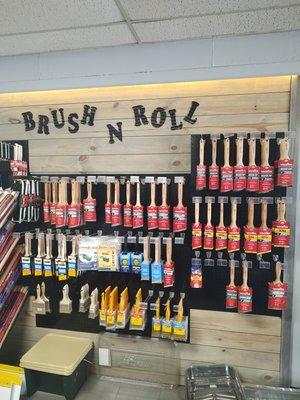 Large selection of Wooster brushes and roller covers