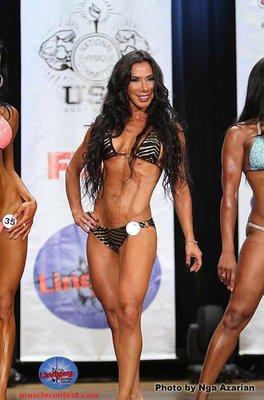 Maggie, NPC Fitness Competitor placing for Nationals in Las Vegas