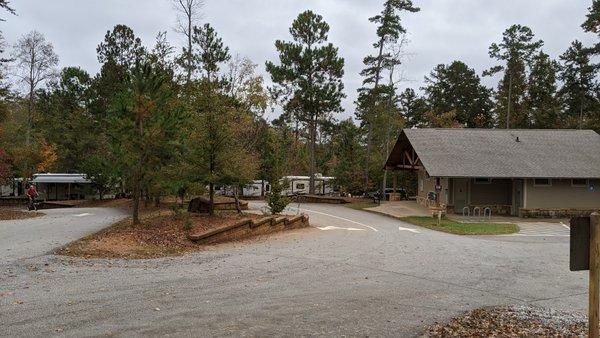 RV and Campground area