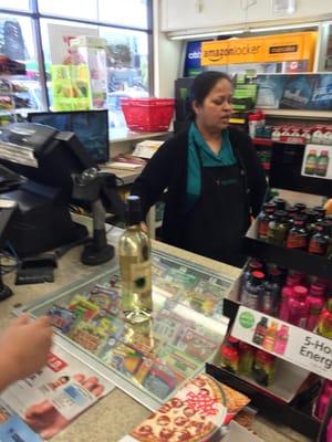 Nastiest 7-11 cashier on the planet