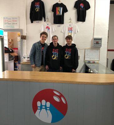 Retro lanes team ready to serve you!