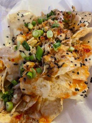 Crab Rangoon nachos