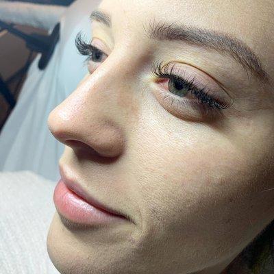 Natural classic lash extensions