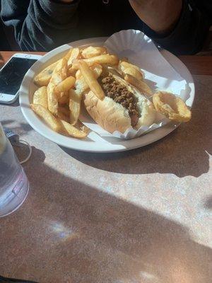 Double Hot Dog Plate all fries