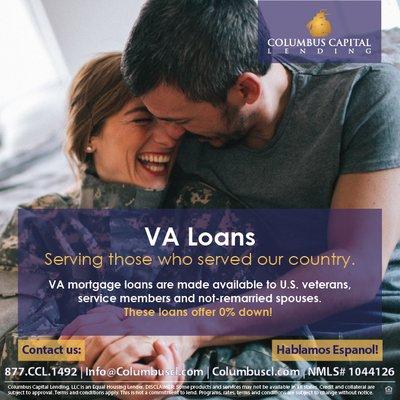 0% down, No Private Mortgage Insurance, & competitive interest rates! VA Loans are easier to qualify for than traditional mortgage options!