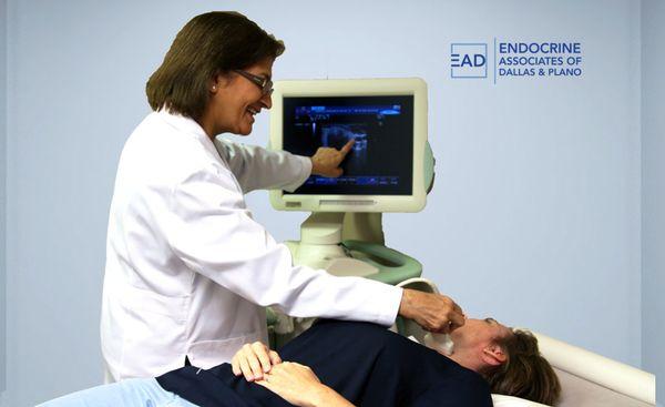 Our physicians perform thyroid ultrasounds and biopsies in office