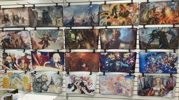 We offer a wide variety of playmats for the TCG customer!