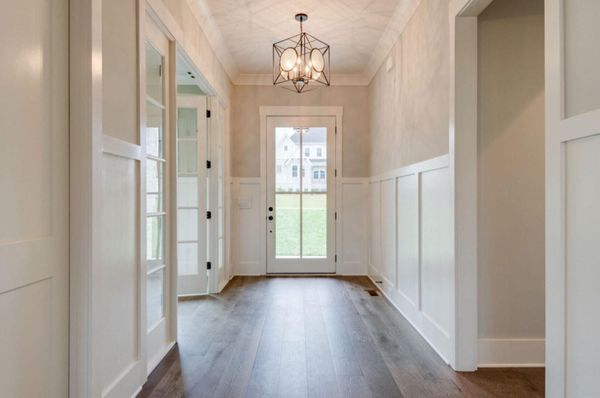 Freshly Painted Beige Foyer