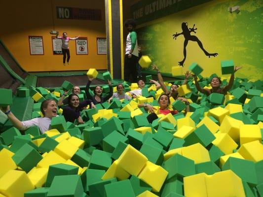 Foam pit!