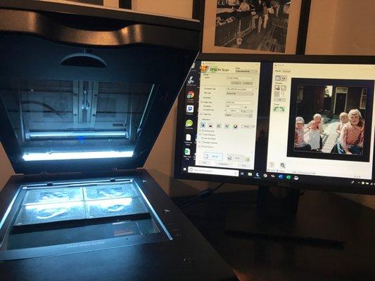 Scanning glass slides