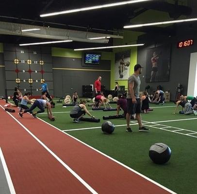 Fitness class at The Edge