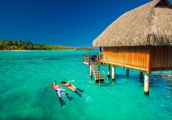 Bora Bora over water bungalow