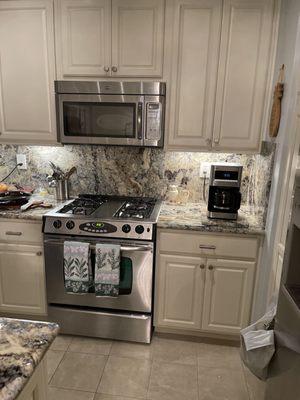 Backsplash and Countertop