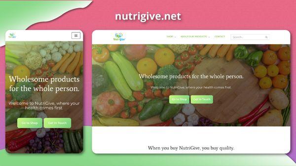 Focusing on wholistic health through natural foods and supplements, the Nutrigive brand was a refreshing design project.