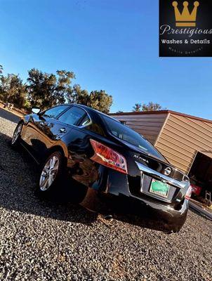 BeautifulNissan Sentra received a Prestigious Wash.