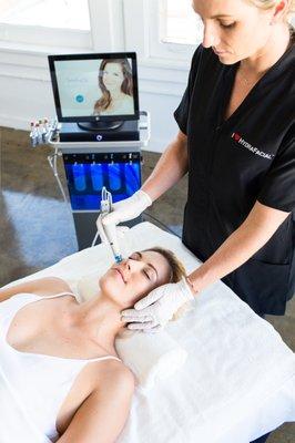 Hydrafacial treatment