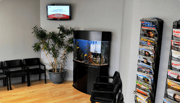 Baxter Dental Group - Waiting Room, Fish Tank