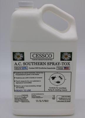 1.25 Gallon Jug of Cessco A.C. Southern Spray-Tox Insecticide