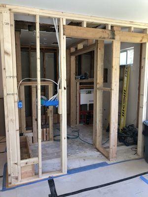 Bathroom addition remodel