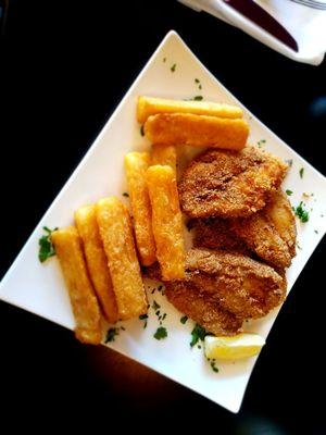 Fried Whiting with Casava Fries