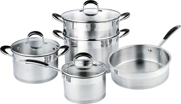 8 pcs stainless steel cookset