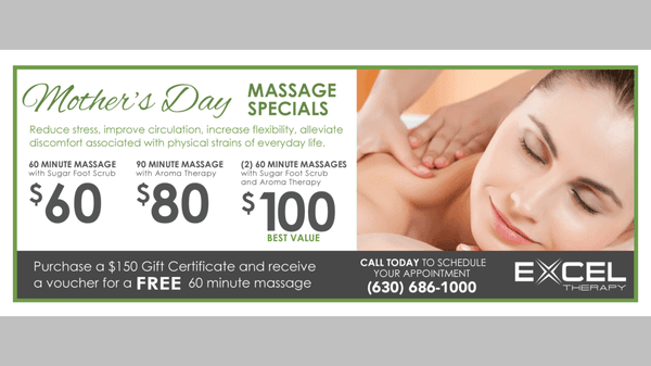 Mother's day specials!