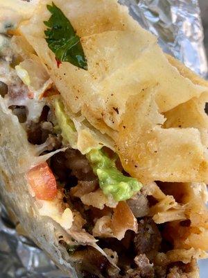 Super burrito, carne asada