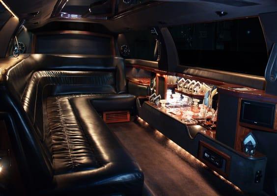 Interior 10 Passenger Lincoln Town Car