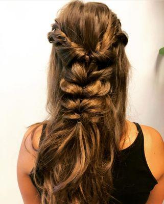 Beautiful braided style