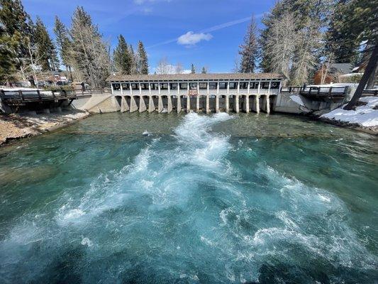 Lake Tahoe dam