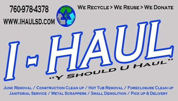 I-Haul junk removal services, San Diego