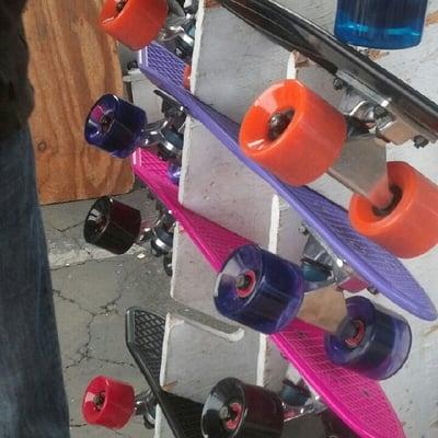 I took this on Sunday!!  Penny boards are so popular and Mike lets you customize yours!!