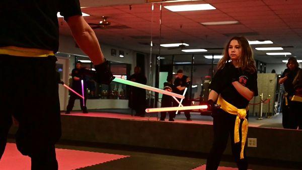 Looking For Fun & Exciting Things To Do In Virginia Beach With The Family... Or On Your Own? Why not Train With Dueling Lightsabers!