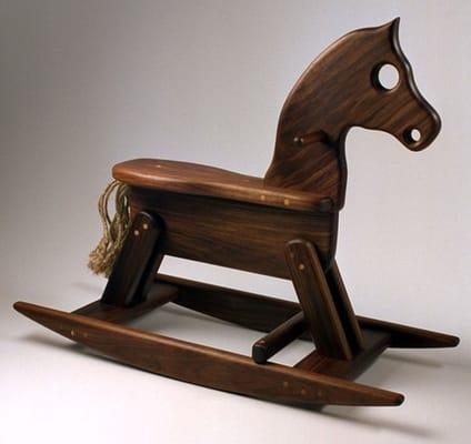 Black Walnut Rocking Horse