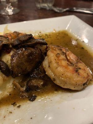 Shrimp and Filet Marsala