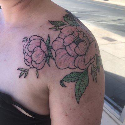 Floral tattoo