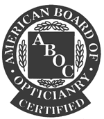 We are Advanced ABO Certified Opticians. Feel free to stop on in for advice, an adjustment, or to see the latest and greatest in new frames!