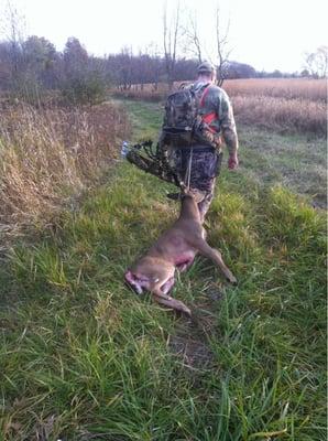 Bill doing some herd management in Illinois