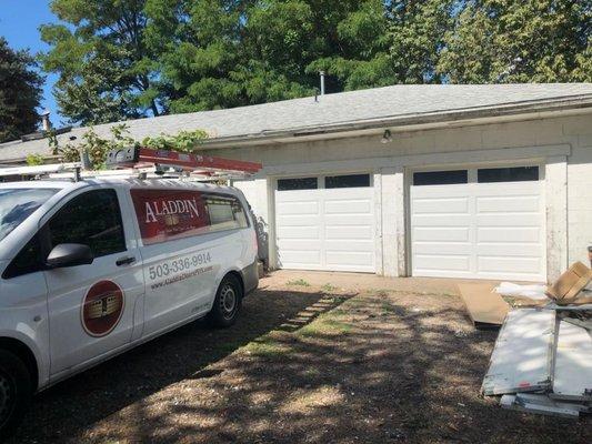 These doors really give this house the curb appeal it was lacking.