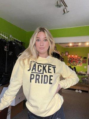 Jacket pride crew neck