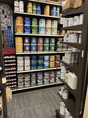 We carry all Benjamin Moore products!