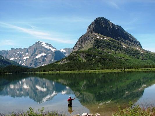 Many Glacier ~ Fly fishing