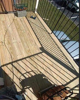 Repaired deck (after picture)