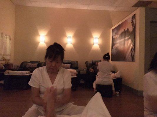 Amazing foot massages!